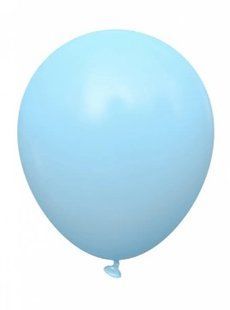Латексна кулька Kalisan блакитна (Baby Blue) пастель 12"(30см) 1шт /гел1 01048 фото