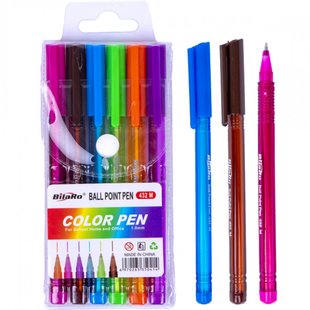 Набір ручок масляних 6 кольорів