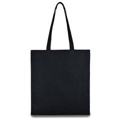 Эко-сумка, черная 35 х41см( саржа)