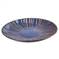 Тарелка фарфоровая круглая 27 см, синий
