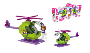 Конструктор Kids hits IBLOCK JUNIOR KH08/012/03 Дівчатка, Вертоліт 137 деталей, комплект фігур, інст 08-012-03 фото