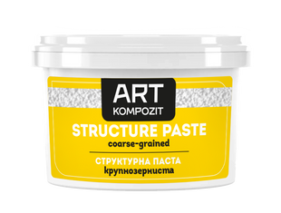 Паста структурна крупнозерниста "ART Kompozit", білий, 0,3 л