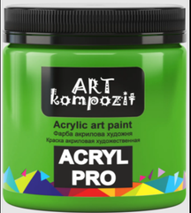 Фарба акрилова художня "ART Kompozit", 0,43 л (323 жовто-зелений)/УЦІНКА