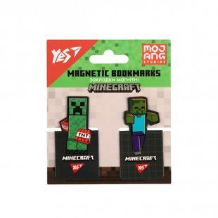 Закладки магнітні Yes Minecraft 2 шт висікання 708397 фото