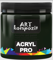 Краска акриловая художественная "ART Kompozit", 0,43 л (358 зеленый темный)/УЦЕНКА