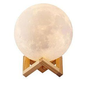 Настільний 3D світильник &ndash; нічник Місяць 10см Magic 3D Moon Lamp 51457 фото