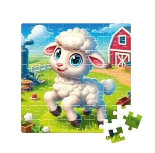 Пазлы De.tail. Ловкая овечка. 64 детали DT1234-22 (укр) Vladi Toys DT1234-22 фото