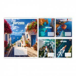 Зошит учнівський шкільний 1 Вересня Vivid horizons А5 36 аркушів лінія 768991 фото
