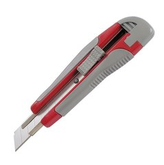 Нож канцелярский Axent 6702-A, с металлическими направляющими, резиновые вставки, лезвие 18 мм.