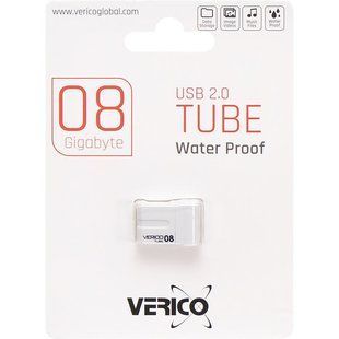 Флешка Verico USB 8Gb Tube White 602306 113618 фото