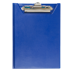 Кліпборд-папка А5, PVC, т.-синій