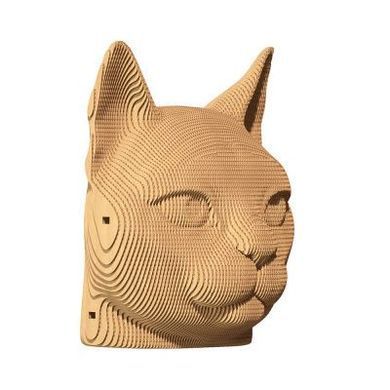Картонний пазл (конструктор) "Cartonic 3D Puzzle CAT" 133280 фото