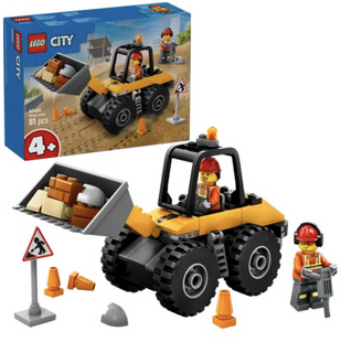 LEGO City Конструктор Жовтий будівельний автонавантажувач 81 дет. 60450 фото