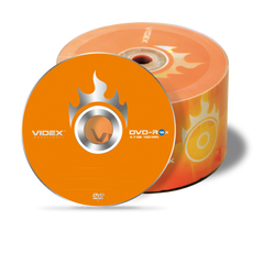 Диск DVD-R, 4.7Gb, 16x, Bulk 50 pcs, VIDEX