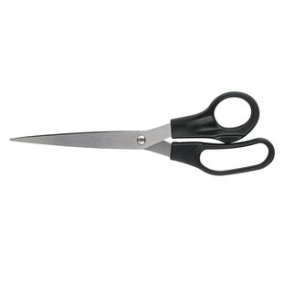 Ножиці Axent Delta D6212, 21 см, з пластиковими ручками, чорні