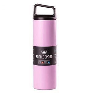 Термос Bottle Sport 500 мл з ручкою фіолетовий HPGM5009W фото
