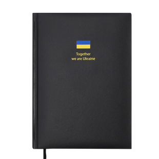 Дневник недат. BRAVE, A5, черный, бумвинил, 336 стр. BM.20690-01 фото