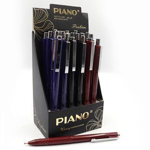 Ручка масляна автоматична "Piano" "Featly" синя PS-003 фото