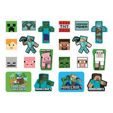 Набір наліпок 2D Yes Minecraft 708529 фото