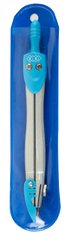 Циркуль в м'якому PVC чохлі, блакитний