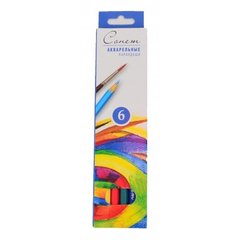 Набір акварельних олівців "Сонет" 6 кольорів