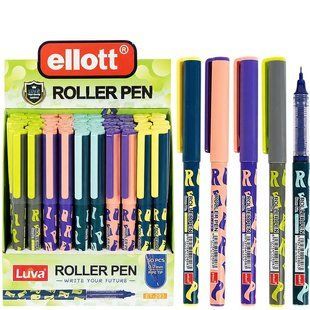 Ручка капілярна "Ellott" Roller Pen ET-293-50 синя 125713 фото