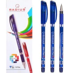 Ручка "One Plus" RADIUS 12 штук, синяя