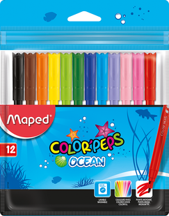 Фломастери COLOR PEPS Ocean, 12 кол.