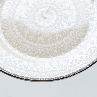 Столовый сервиз на 6 персоны керамический Lace, белый
