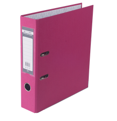 Реєстратор LUX одност. JOBMAX А4, 70мм PP, рожевий, збірний