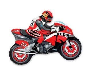 Фольгированный шарик фигура "Самолет" синяя Flexmetal 52х100 см. (1шт.) 00613 фото