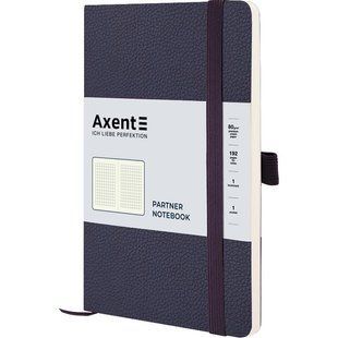 Книга записная Partner Soft Skin,125*195 мм, 96 листов в клетку, синяя 8616-02-А фото