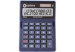 Калькулятор настольный Optima, 12 разрядов, водонепроницаемый, размер 171*120*36 мм. O75514 фото